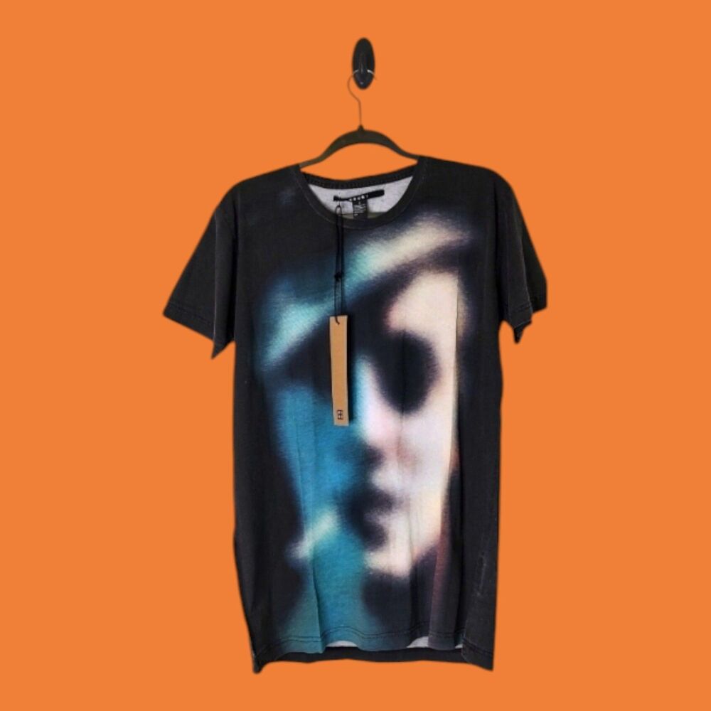 RARE KSUBI Unisex Gangster Barron Artsy Bring Back Life Small Black T-Shirt NEW